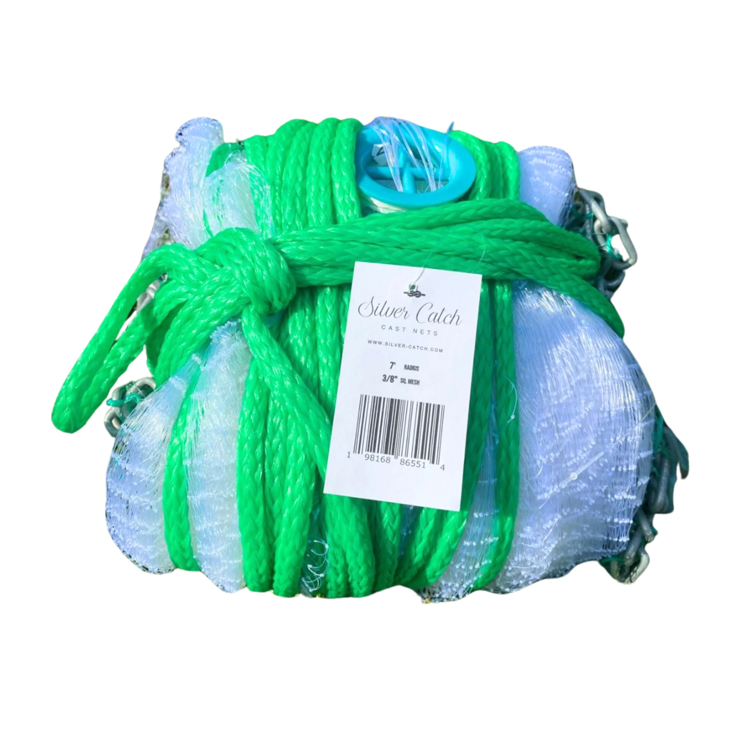 Silver Catch ELITE Series | Drawstring CHAIN BOTTOM Cast Net